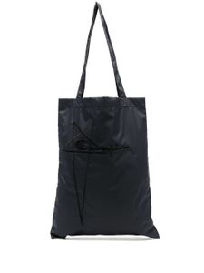 Rick Owens X Champion sac cabas à logo - Noir