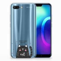 Huawei Honor 10 Telefoonhoesje met Naam Cat Good Day