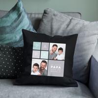 Vaderdag kussen bedrukken - Zwart - 40 x 40 cm