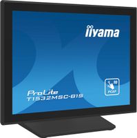 Iiyama ProLite T1532MSC-B1S Touchscreen monitor Energielabel: E (A - G) 38.1 cm (15 inch) 1024 x 768 Pixel 4:3 8 ms HDMI, DisplayPort, Audio-Line-out, VGA TN - thumbnail