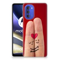 Motorola Moto G51 5G Silicone Back Cover Liefde - Origineel Romantisch Cadeau - thumbnail