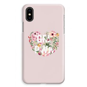 GRL PWR Flower: iPhone XS Max Volledig Geprint Hoesje