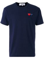 Comme Des Garçons Play t-shirt à logo brodé - Bleu