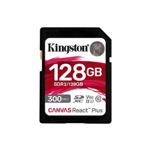 Kingston Canvas React Plus 128 GB SDXC geheugenkaart UHS-II U3, Class 10, V90