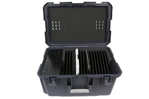 Leba NoteCase NCASE-16TAB-CY-SC wagen en kast voor management van draagbare apparatuur Beheerbehuizing voor draagbare apparaten Grijs