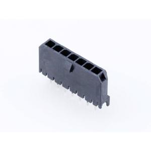 Molex 436500716 Male header, inbouw (standaard) Totaal aantal polen: 7 Rastermaat: 3.00 mm Inhoud: 1 stuk(s) Tray