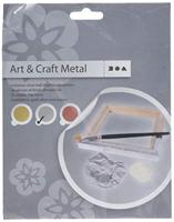 Creativ 20483 rol metallic, 16 x 16 cm, zilver