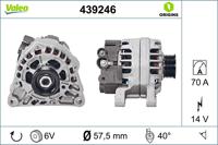 Dynamo / Alternator NEW ORIGINAL PART VALEO, Spanning (Volt)14V, u.a. für Peugeot, Citroën, Fiat - thumbnail