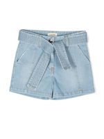 Lanvin Enfant short en jean à taille ceinturée - Bleu - thumbnail