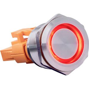 Joy-it BUTTON22B-M-RD BUTTON22B-M-RD Toetsschakelaar 250 V 7 A 1x aan/uit Moment Rood (Ø x h) 25 mm x 40.40 mm IP67, IK10 1 stuk(s)