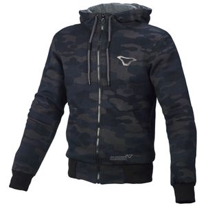 MACNA Nuclone, Motorhoodie heren, Zwart Grijs Camo