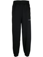 izzue pantalon de jogging à patch logo - Noir