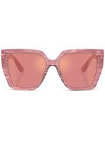 Dolce & Gabbana Eyewear lunettes de soleil à monture oversize - Rose