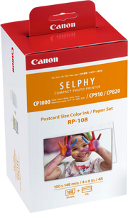 Canon RP-108 Ink Cassette/Paper Set 108 vel