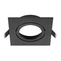 SLV NEW TRIA 95, plafondinbouwring, L: 11 B: 11 H: 2,6 cm, IP 20, zwart