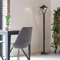 Dutchbone Vloerlamp 'Falcon' 137cm, kleur Zwart