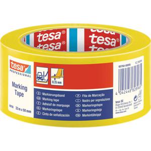 tesa 60760-00087-15 Markeringstape tesa Professional Zwart, Geel (l x b) 33 m x 50 mm 1 stuk(s)