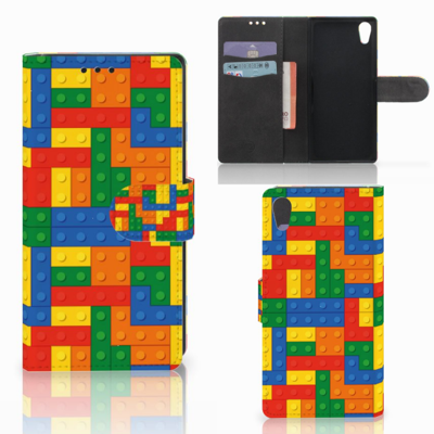 Sony Xperia XA1 Telefoon Hoesje Blokken Sony Xperia XA1 Telefoon Hoesje Blokken