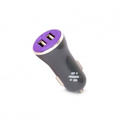 thumbsUp! autolader met dubbele USB port paars