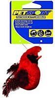 Petsport Wobbler Rood speelgoed met veren voor katten