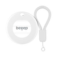 Beeep BeTag Smart Bluetooth-tracker voor Android met Google Find My Device, GPS-tracking voor sleutels, tassen en fietsen, waterdicht (IP67), CR2032-batterij, compact en licht (wit)