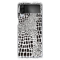 Samsung Galaxy Z Flip 4 TPU Hoesje Slangenprint