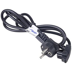 Akyga Power cable for DELL notebook AK-NB-02A CEE 7/7 250V/50Hz 1.5m Zwart 1,5 m CEE7/7 Netstekker type F