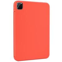 iPad Air 13 (2024)/iPad Pro 12.9 2018/2020/2021/2022 Liquid Siliconen Hoesje - Rood