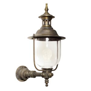 Bronzen buitenlamp Lindau staand L