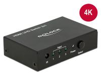 Delock 18683 HDMI UHD-schakelaar 3 x HDMI in > 1 x HDMI uit 4K - thumbnail