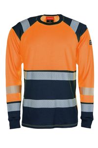 Tranemo 437211 Hi-Vis T-Shirt lange mouwen