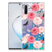 Samsung Galaxy Note 10 Plus TPU Case Butterfly Roses - thumbnail