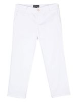 Emporio Armani Kids pantalon à coupe droite - Blanc - thumbnail