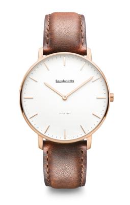 Lambretta Classico 40 Classic Rosegold White Brown 2222BRO