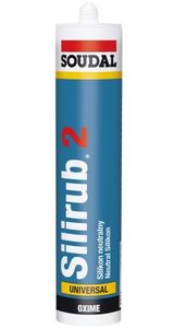 Soudal Silirub 2 | Siliconenkit | Transparant | 300 ml - 102384