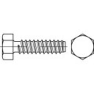 TOOLCRAFT 144627 Zeskant plaatschroeven 6.3 mm 25 mm Buitenzeskant DIN 7976 Staal Galvanisch verzinkt 250 stuk(s)