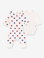 3-delige babyset PETIT BATEAU wit - thumbnail