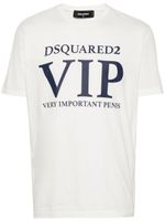 DSQUARED2 logo-print cotton T-shirt - Blanc - thumbnail