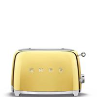 Smeg TSF01GOEU broodrooster 2 snede(n) Goud 950 W