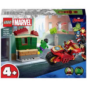 LEGO® MARVEL SUPER HEROES 76287 Iron Man met fiets en de Hulk