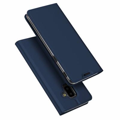 Dux Ducis pro serie - slim wallet hoes - Samsung Galaxy J6 Plus 2018 - blauw