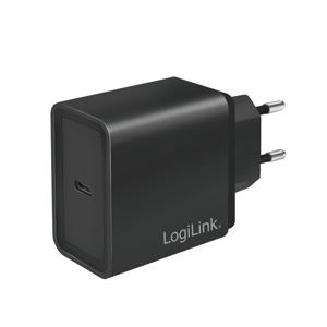 LogiLink PA0258 USB-oplader 18 W Binnen, Thuis Uitgangsstroom (max.) 3000 mA Aantal uitgangen: 1 x USB-C bus (Power Delivery)