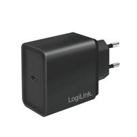 LogiLink USB-oplader 18 W Binnen, Thuis Uitgangsstroom (max.) 3000 mA Aantal uitgangen: 1 x USB-C bus (Power Delivery)