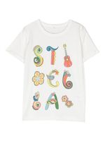 Stella McCartney Kids t-shirt en coton à logo imprimé - Blanc