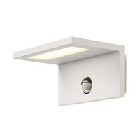 SLV wandopbouwarmatuur LED SENSOR WL/verlichting voor wanden, wegen, ingangen, tuinlamp / IP44 3000K 9,8 W 560 lm wit 100 graden
