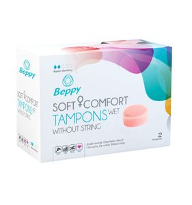 Soft+ comfort tampons wet