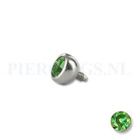 Dermal balletje 1.2 mm groen 4 mm