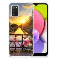 Samsung Galaxy A03S Siliconen Back Cover Amsterdamse Grachten