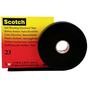 3M Scotch 23 SCOTCH23-19X9.15 Reparatietape Scotch 23 Zwart (l x b) 9.15 m x 19 mm 1 stuk(s)