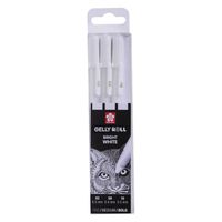 Gelpen Sakura Gelly Roll zuiver wit set 3 maten - thumbnail